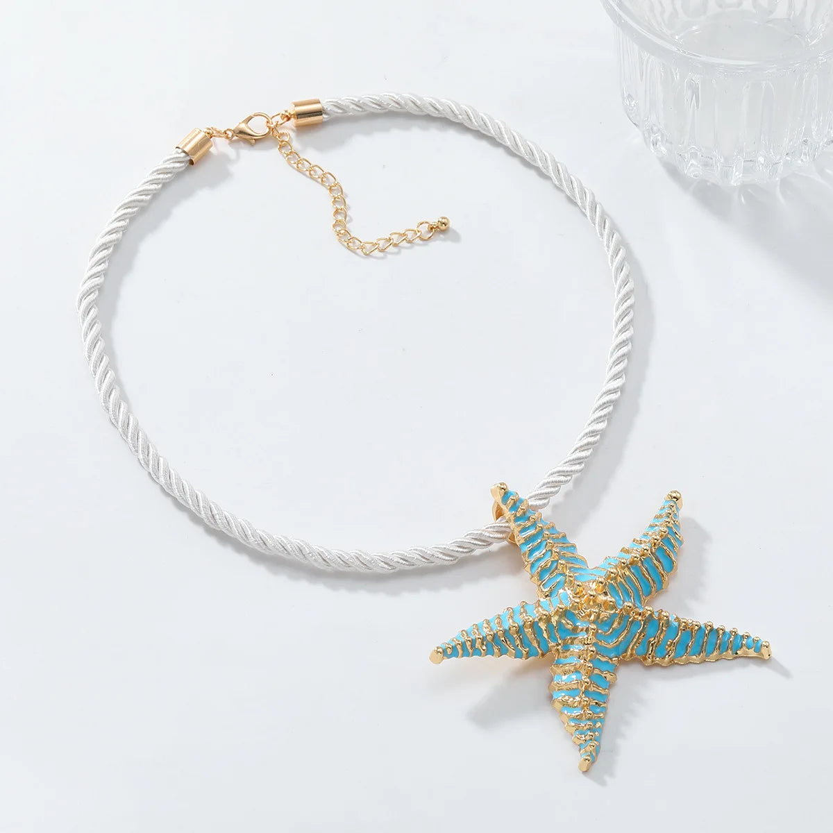 ZAA Bohemian Colorful Starfish Necklace for Women