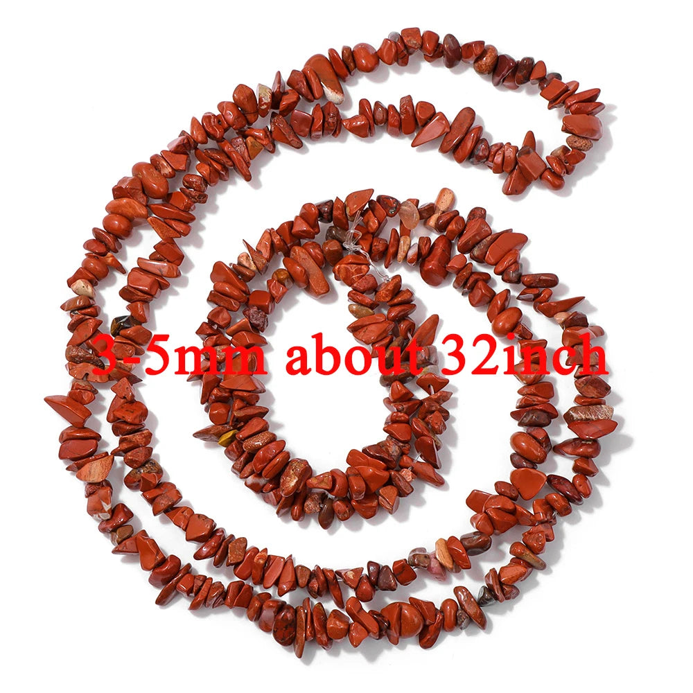 100% Natural Red Jasper Stone Bead Oval Cube Round Irregular Shape Chips Beads Fit Jewelry Making DIY Bracelet Necklace Earrings
