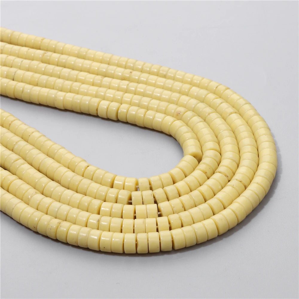 Natural Flat Round Disc Beads 6x3mm Sea Sediment Amethysts Rondelle Spacer Stone Bead For Jewelry Making DIY Bracelet Earrings