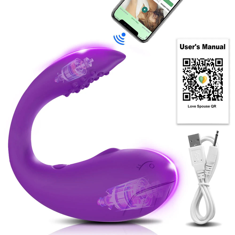 APP Remote Control Vibrator Egg for Women Clitoris Stimulator G Spot Dildo Female Wearable Panties Vibrating Adults Sex Toys