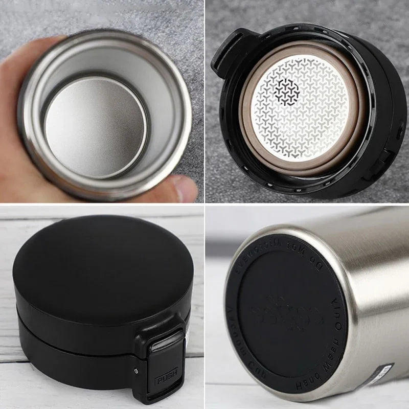 510ML Thermal Mug Double Wall 304 Stainless Steel Coffee Cup Vacuum Flask Thermos Water Bottle Tea Coffee Leak-proof Thermos Mug