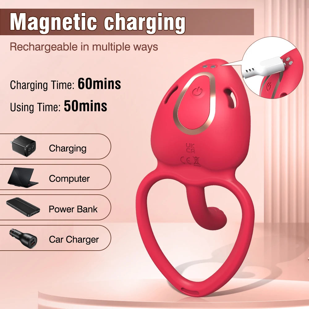 App Control Wearable Panty Vibrator Female 9 Vibration with Wireless Control Penis Ring Clitoral Stimulator Adult Sexy Toys 18+