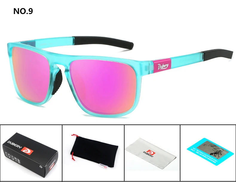 DUBERY 2025 New Fashion Polarized Sunglasses UV400 Protection Men Women Retro Classic Driving Outdoor 9 Colors Model 578