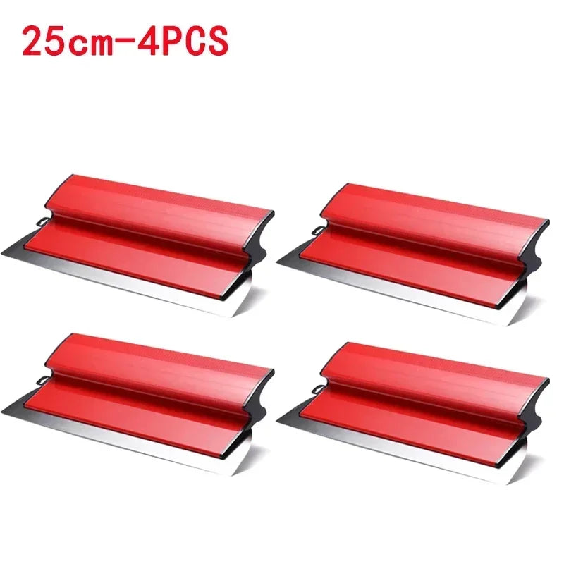 1/2/4Pcs Skimming Blade Stainless Steel Drywall Smoothing Spatula for Large Working Area Wall Decoration Construction Tool