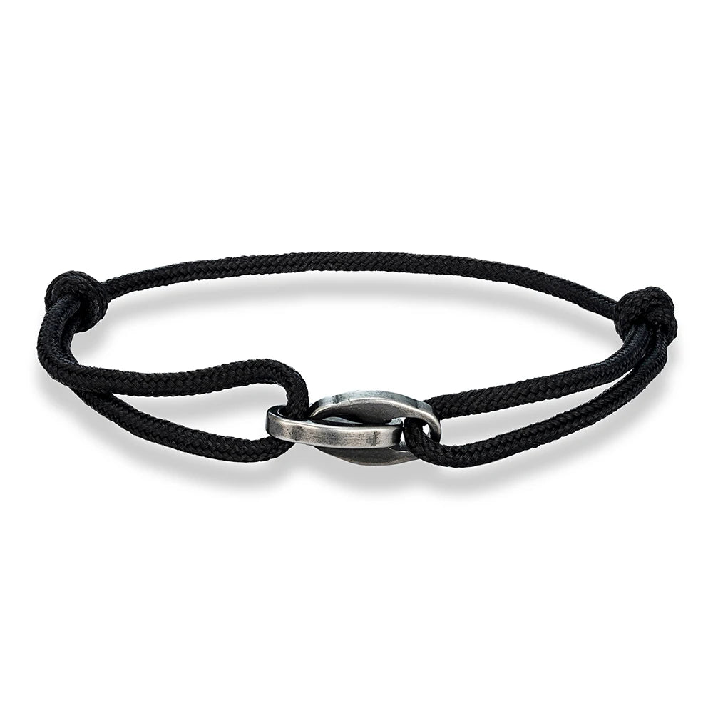 MKENDN Punk Style Surfer Bracelet Men Women Handmade Boho Summer Festival Jewelry Waterproof Cotton Chain Link Bracelet Gift