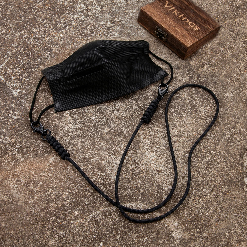 MKENDN 90 cm Sonnenbrillenkette für Damen und Herren, Brillen- und Maskenhalter, Halskette, Paracord-Brillenband