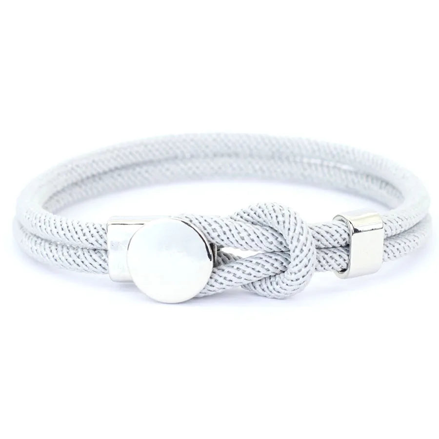 Stylish Men Bracelet Grade A 4mm Rope Wrap Braslet Motorcycle Cool Riding Hand Accessories Good Luck Red Thread Braclet Hombre
