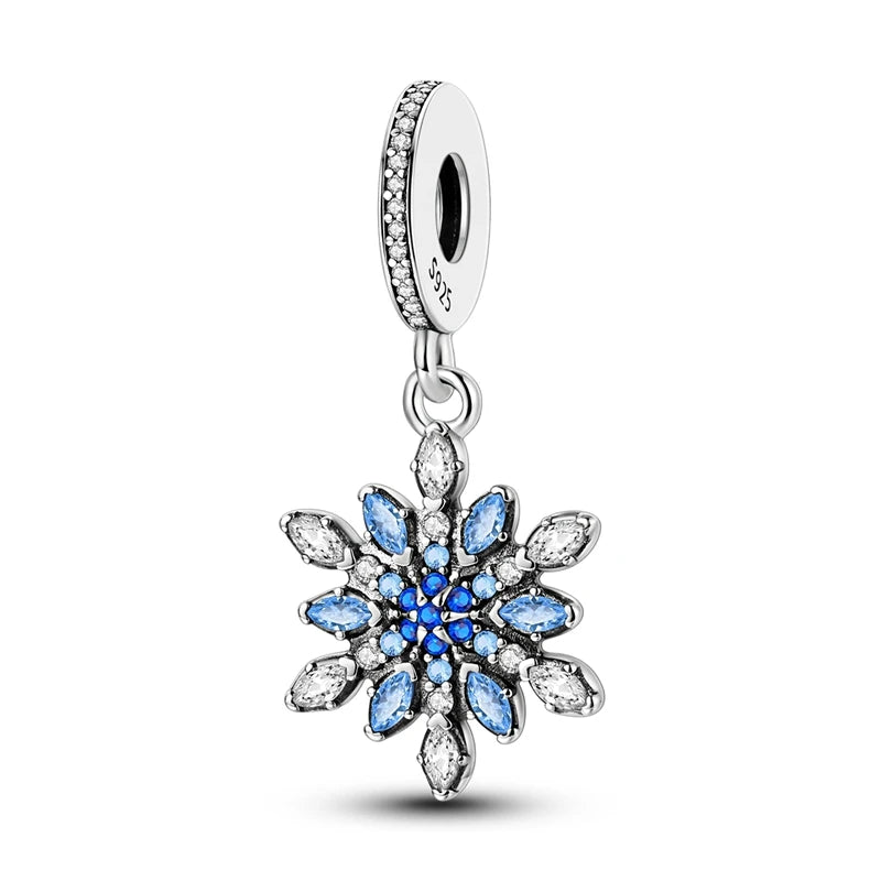 New 925 Sterling Silver Charms Beads Snowman Christmas Halloween Charm Pendent Fit Original Charm Bracelet Women Jewelry Gift - Madeinsea©