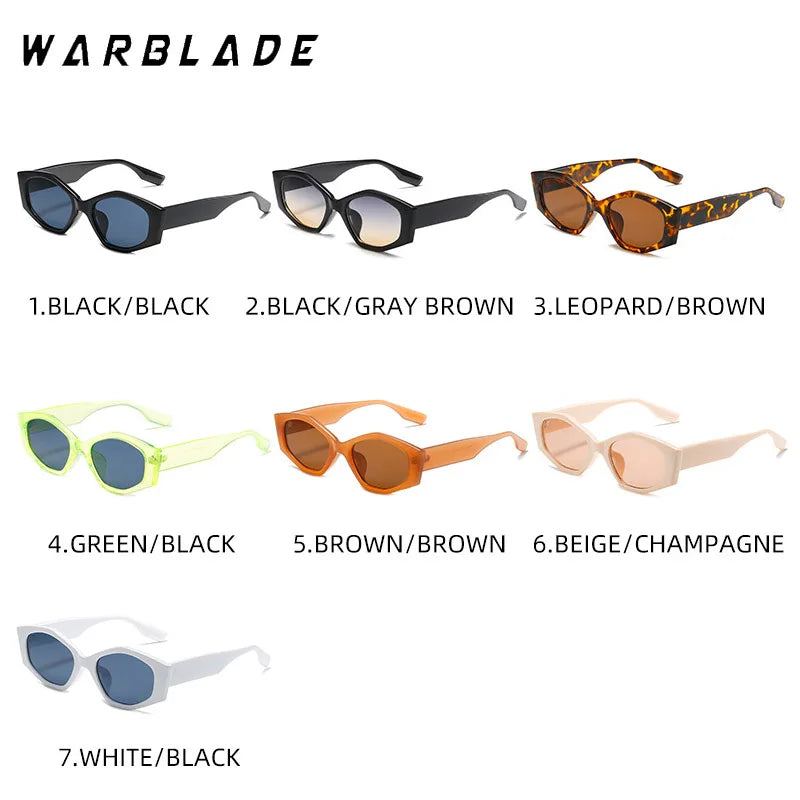 Women Sunglasses New Oversize Irregular Cat Eye Sun Glasses Brand Designer Sun Glasses Retro Shades Trendy Summer Large Eyepiece