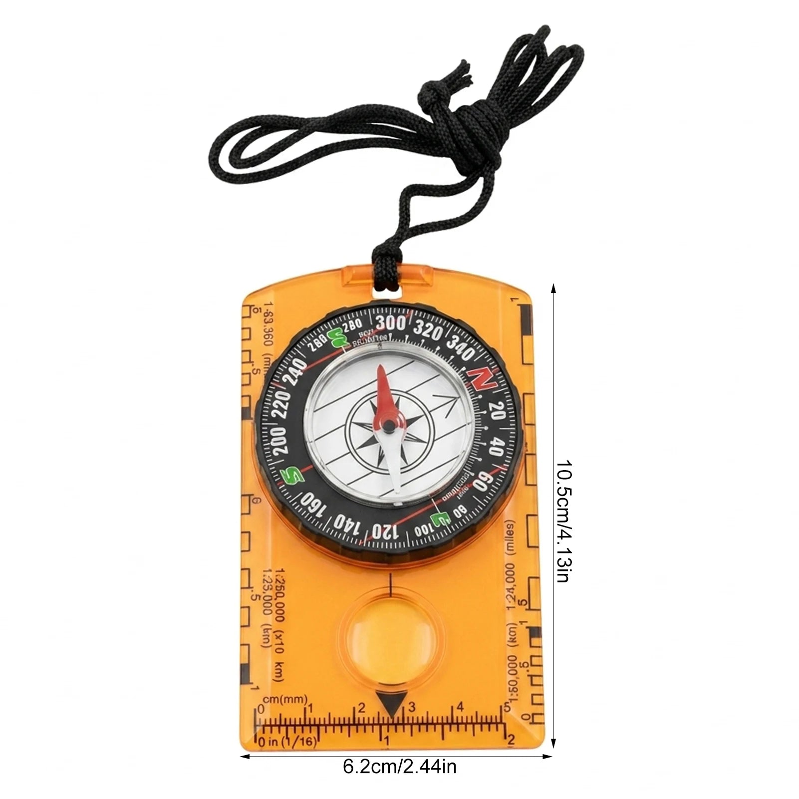 Waterproof Compass Outdoor Gadget Navigation Hiking Compass Outdoor Camping Orienteering Backpacking Map Reading Compass