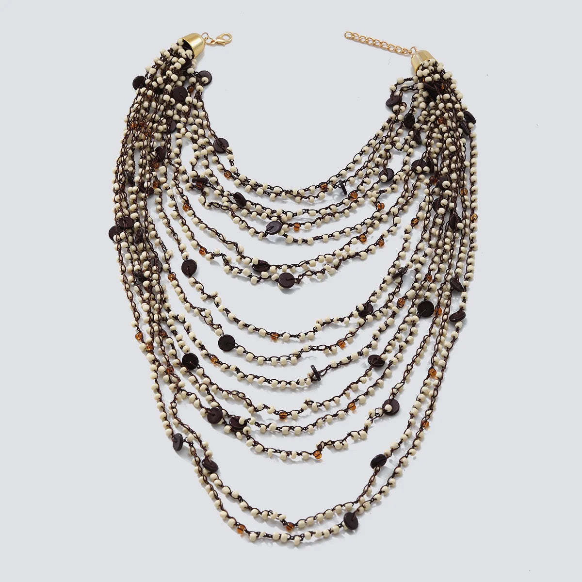 ZAA Exaggerated Multi-layered Handmade Necklace for Women