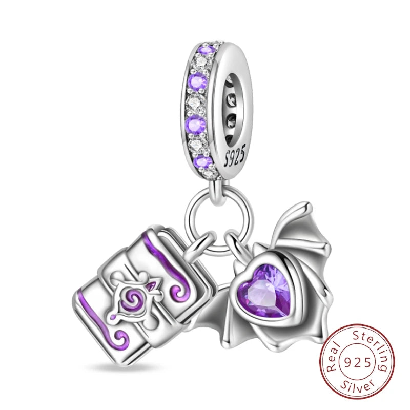 Halloween 925 Sterling Silver Design Charms Beads Pendants Suitable for Original Bracelet DIY Exquisite Making Jewelry