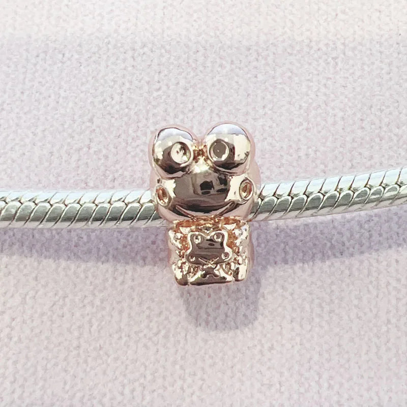 2025 New Miniso Disney Sanrio Beads 925 Silver Stitch Hello Kitty Kuromi Charm Fit Original Bracelet Women DIY Pendant Jewelry