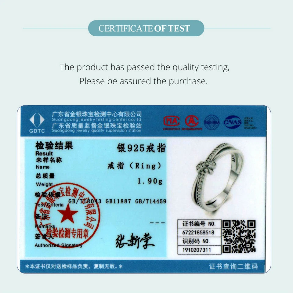 BAMOER 925 Sterling Silver Double Layer Knot Finger Ring Stackable Rings for Women Original Design Fine Jewelry SCR896 2 Colors