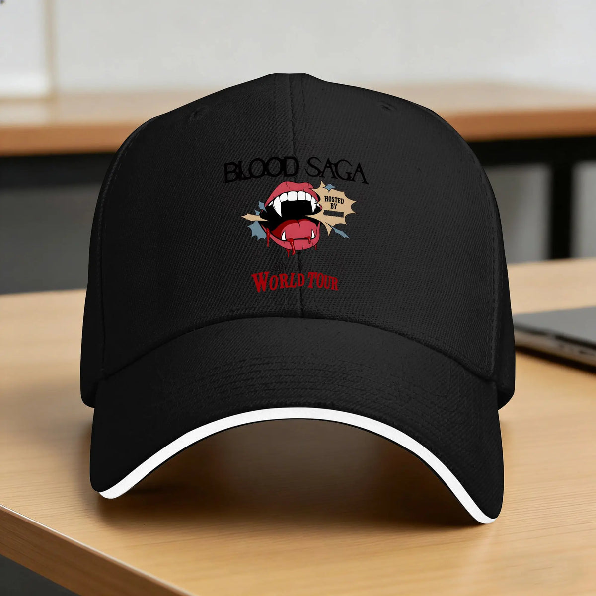 Summer Casual Baseball Cap 2026 Blood Saga World Tour Running Hippie Trucker Hat For Men Women Street Style Snapback Cap