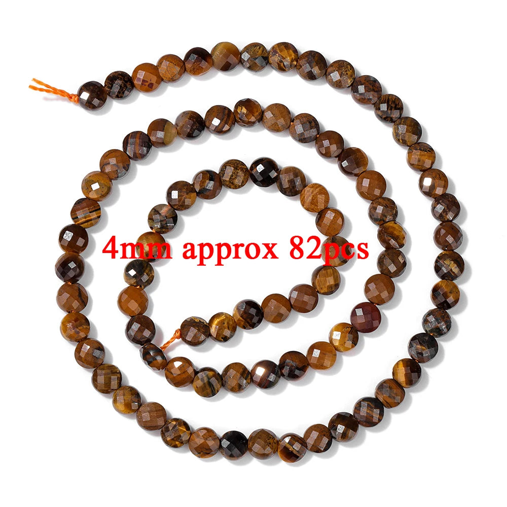 High Quality Yellow Tiger Eye Stone Beads Natural Round Heart Rondelle Cube Irregular Loose Spacer Bead For Jewelry Making DIY