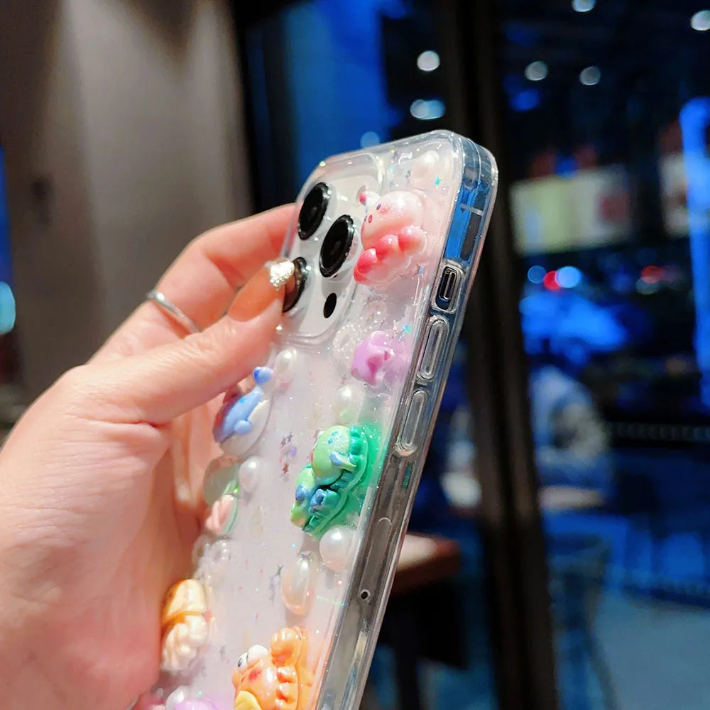 Ocean Jellyfish Dolphin & Sea Shell Case For iPhone 13 14 12 Pro Max 11 14 15 Plus - Madeinsea©