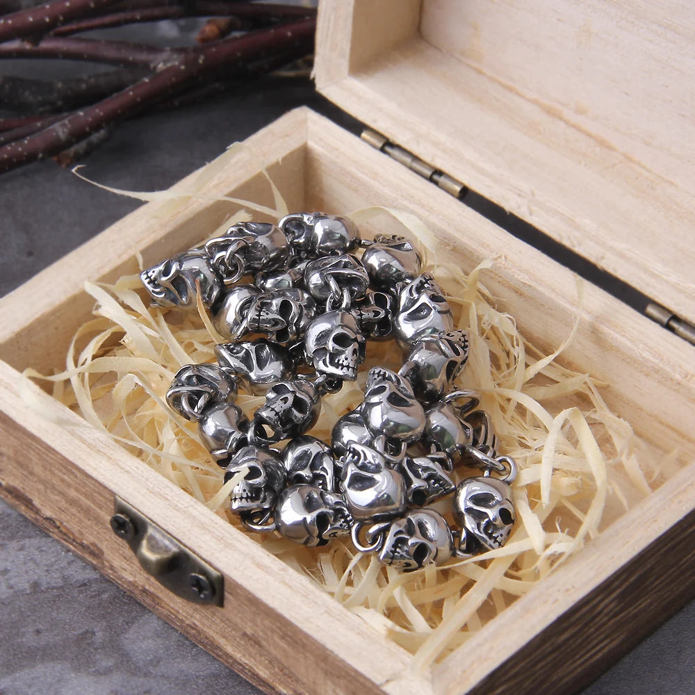 Skull Chain Necklace - Madeinsea©