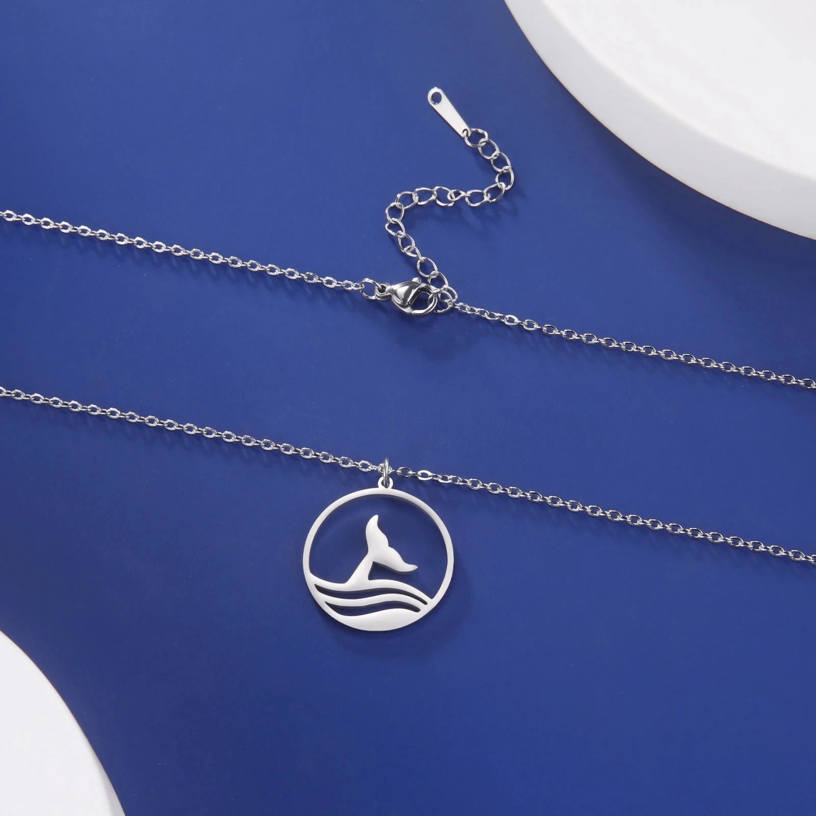 Sea Wave Stainless Steel Pendant Necklace - Madeinsea©