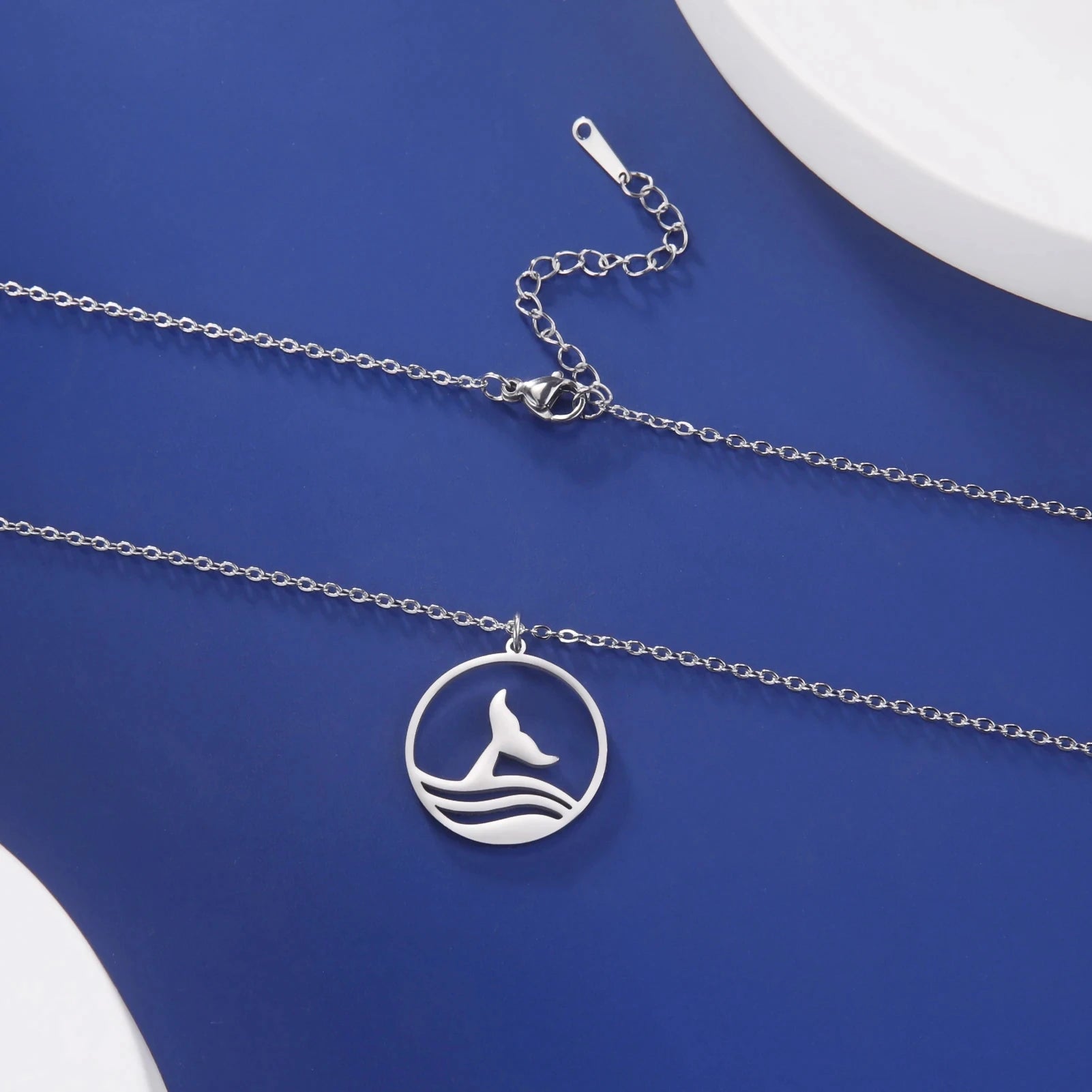 Sea Wave Stainless Steel Pendant Necklace - Madeinsea©