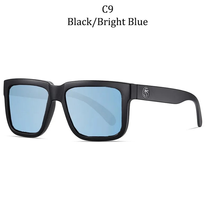 NEW High quality luxury Heat Wave brand Polarized sunglasses square Conjoined lens Women men sun glasses UV400HW02