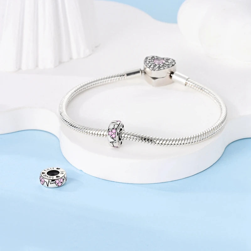 100% 925 Sterling Silver Perfume Bottle Clock Daily Life Charms Beads Fit 3mm 925 Original Bracelets Fine DIY Jewelry Gift