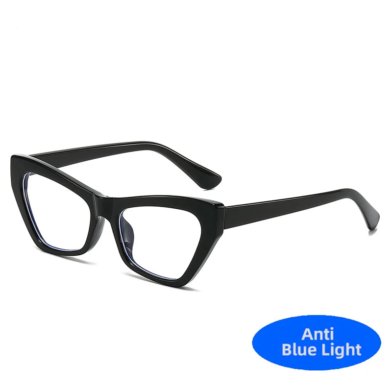Anti Blue Light Cat Eye Glasses Women 2025 New Luxury Small Frame Y2K Punk Eyeglasses Vintage Computer Goggles Gafas De Lectura