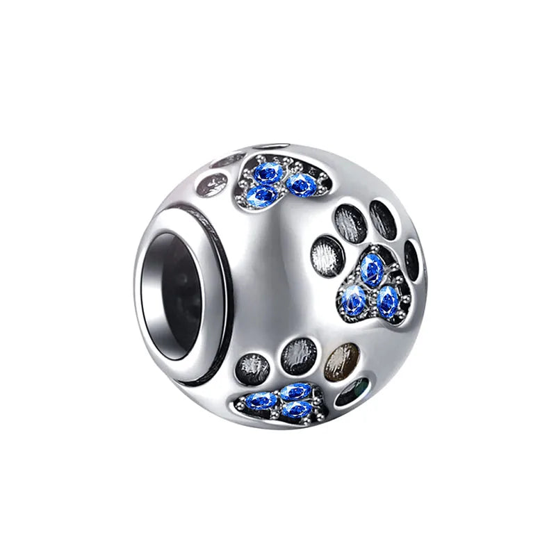 Europe NEW 925 Sterling Silver Spring Flower Bee Charm cute cow duck cat snake dog Bead Fit Original Bracelet Jewelry For Gift