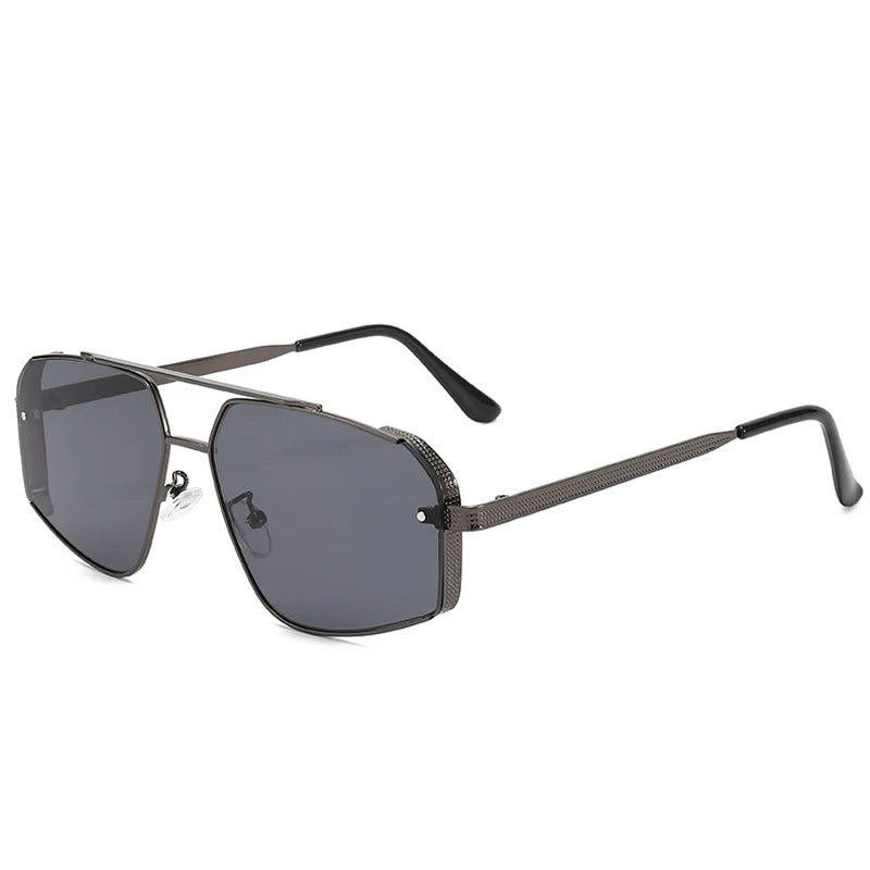 2025 Herren Damen Pilot Sonnenbrille Metallrahmen Reisnägel Casual Trend Persönlichkeit Retro Mode Outdoor Sport Brille UV400