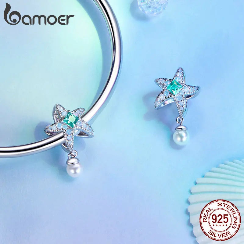 Sterling Silver Blue Ocean Charms for Bracelets - Madeinsea©