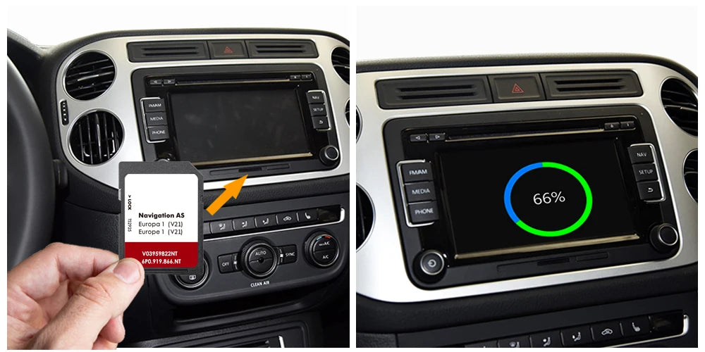 Compatibity for Seat Leon from 2015 to 2020 Navi System Car Accessories Gps Navigation 32GB Sat NAV Europe Austria Norway Italy