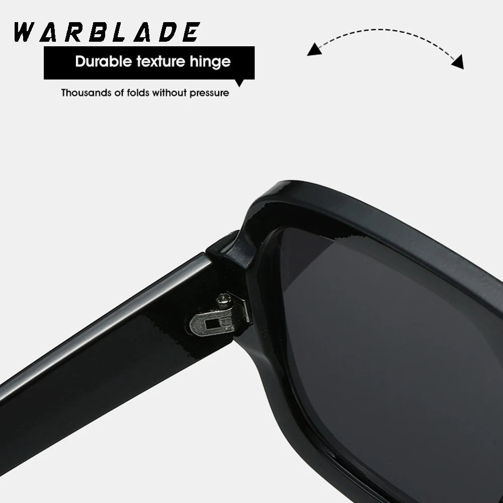 2025 Luxusmarke Design Retro Quadrat Doppelbrücken Sonnenbrille Damenmode Pilot Gradient Shades UV400 Männer Punk Sonnenbrille