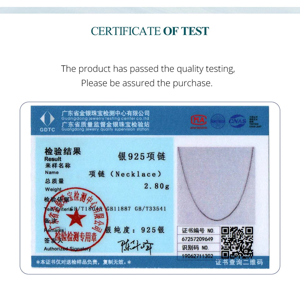 Bamoer 925 Sterling Silver Sleek Snake Bone Basic Chain Necklace Lobster Clasp Adjustable Necklace for Women DIY Jewelry Durable