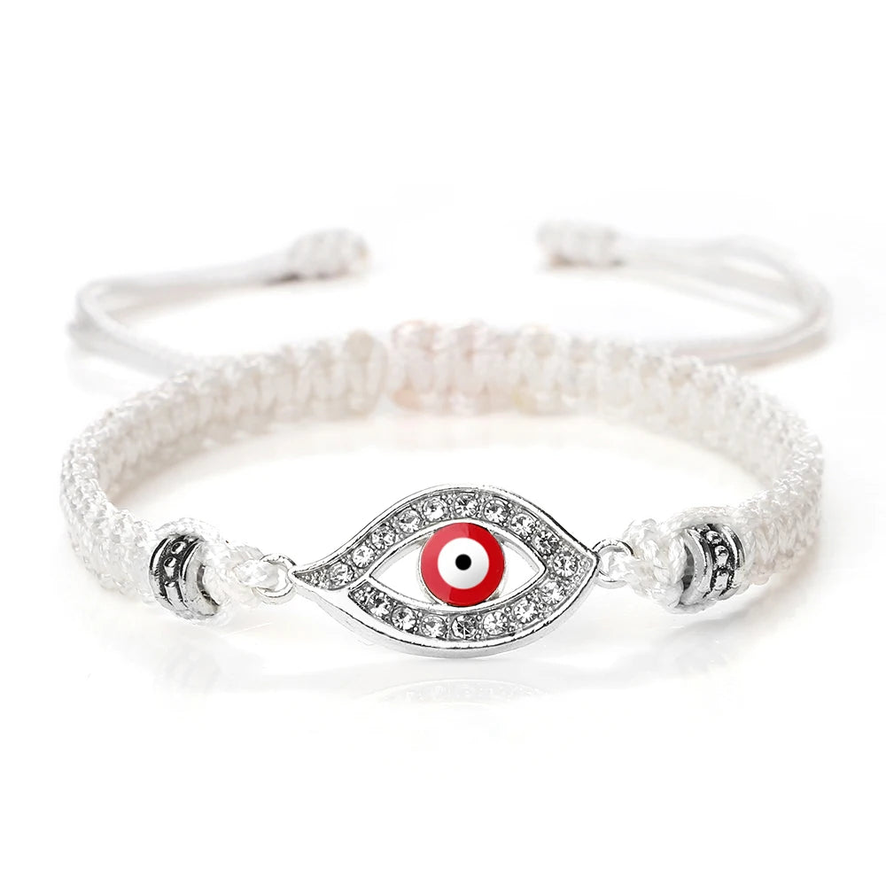 Handmade Turkish Evil Eye Bracelets For Women Men Braided Red Rope Lucky Bracelets Fashion Couple Bracelets Friendship Jewelry