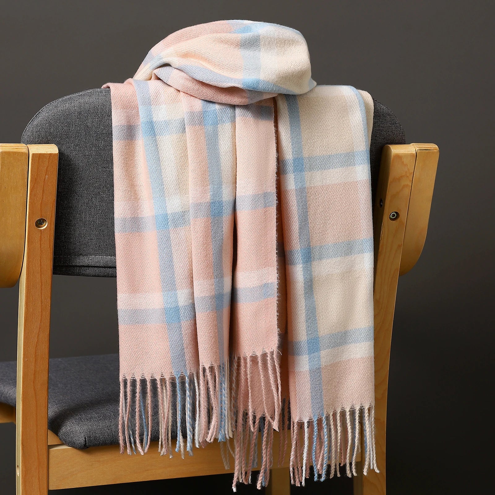 200*70cm Oversize Classic Plaid women scarf Cashmere Shawl men wrap Superior quality thickening female bandanna pashmina muffler