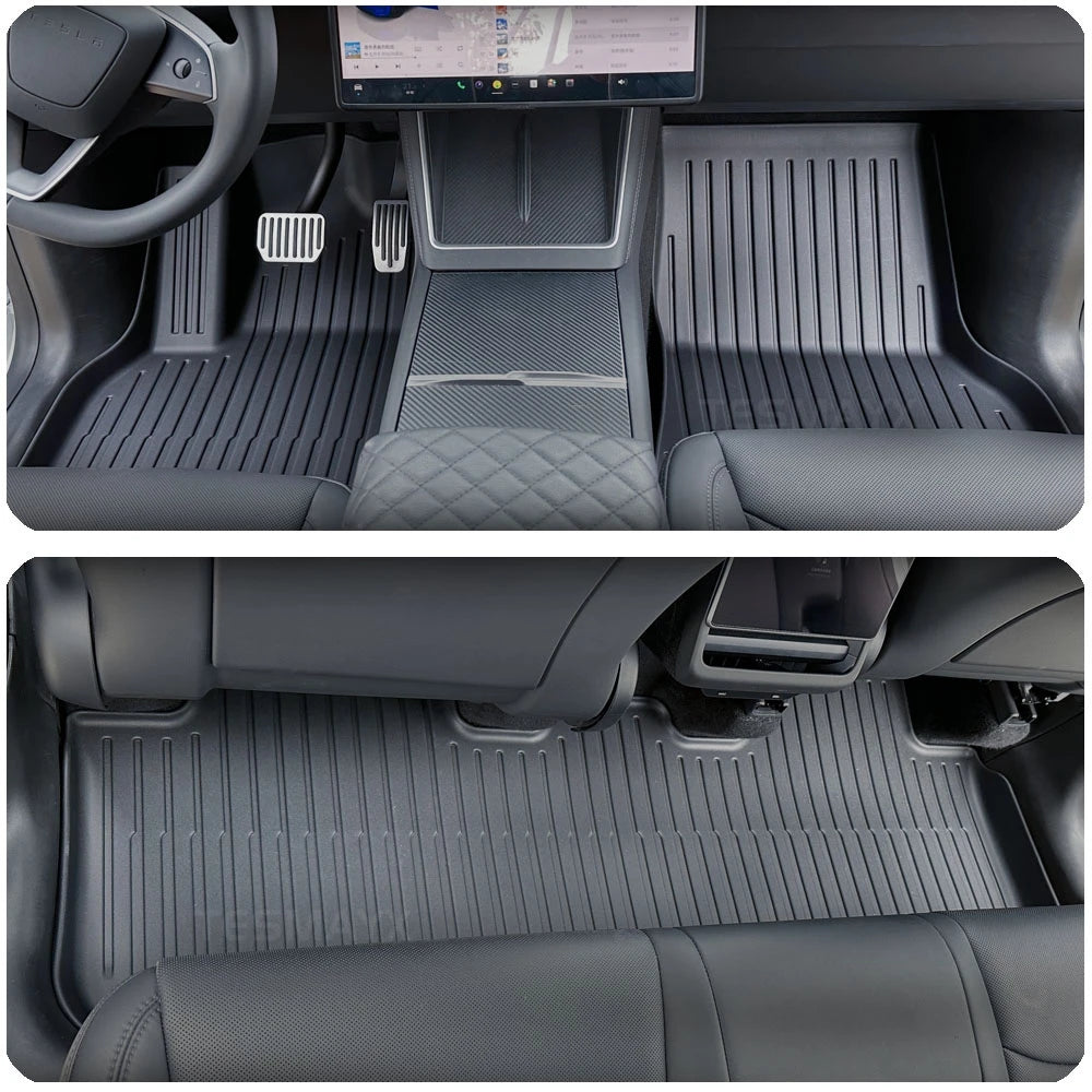 for Tesla Model Y Juniper 2025 2026 Car Floor Mats Cargo Liner Trunk Mats Backrest Kick Pads Protection Car Interior Accessories - Madeinsea©