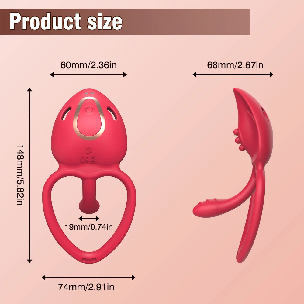App Control Wearable Panty Vibrator Female 9 Vibration with Wireless Control Penis Ring Clitoral Stimulator Adult Sexy Toys 18+