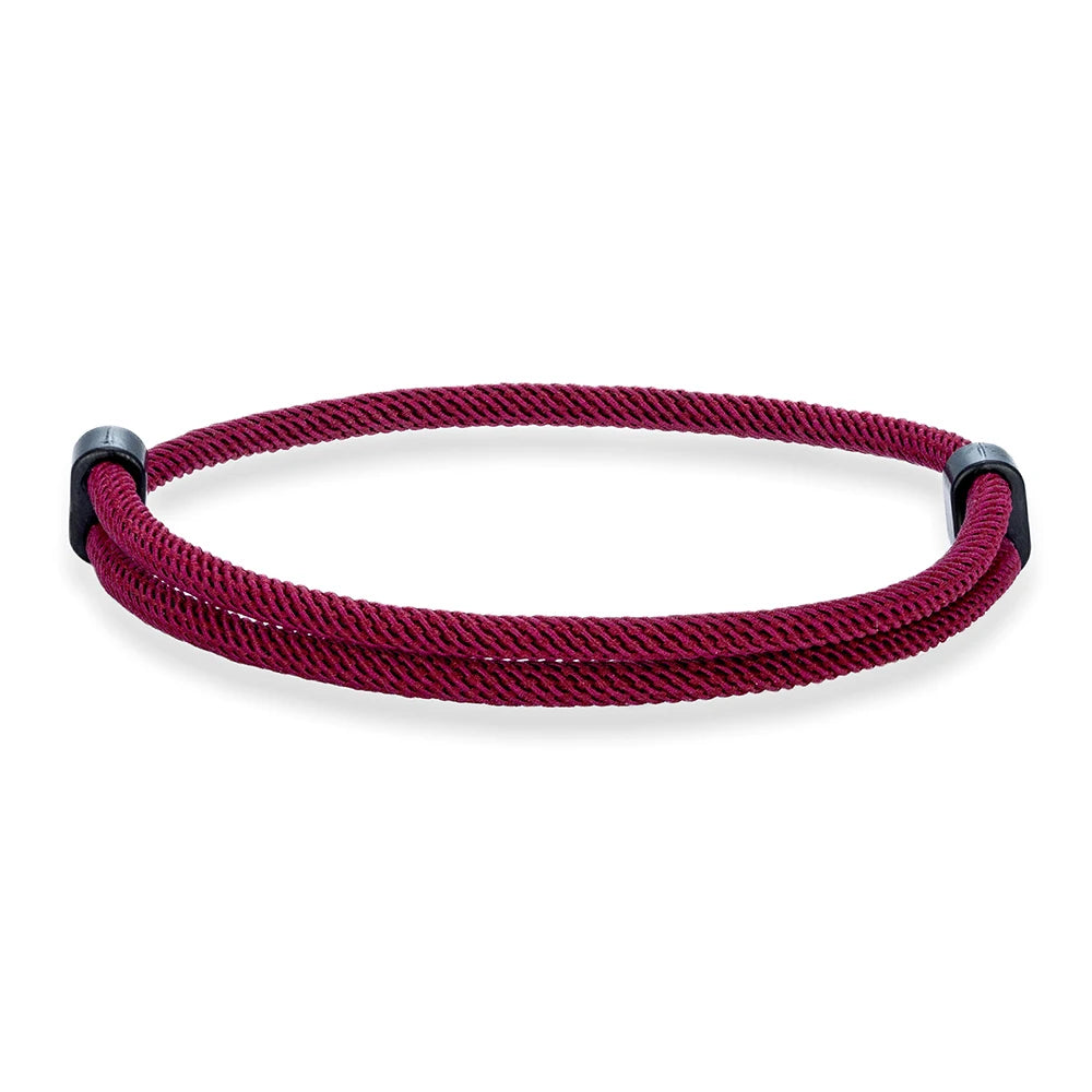 MKENDN Minimalist 3MM Thread Bracelet Mens Women Adjustable Red Braslet For Lovers Distance Couple Brazalete Yoga Meditation