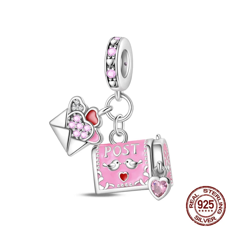 925 Sterling Silver Time Machine Trunk Travel Camera Charms Beads Fit 3mm 925 Original Bracelets DIY Jewelry Birthday Gift