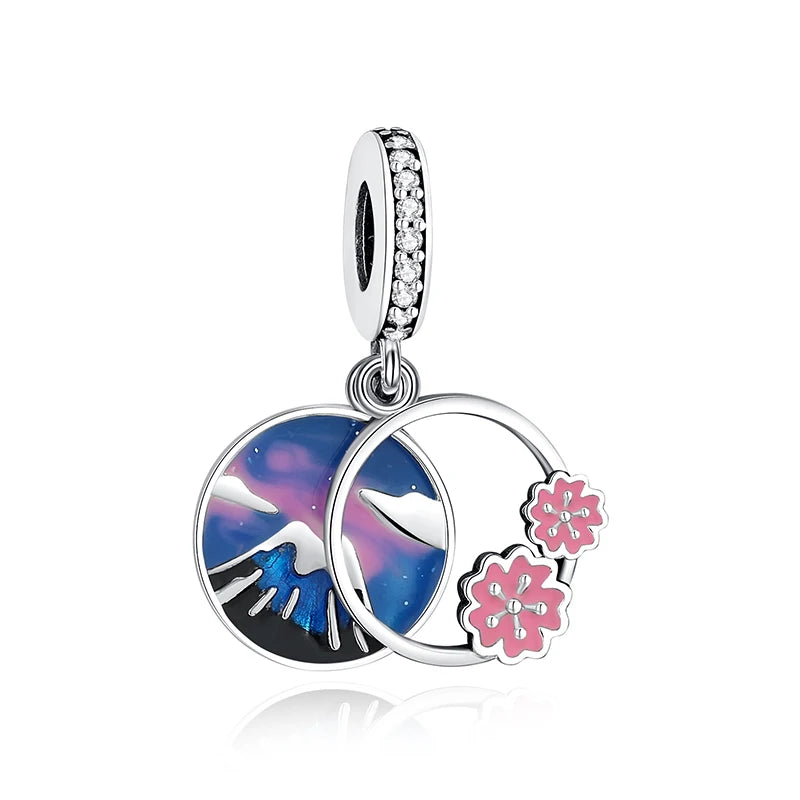 925 Sterling Silver Charms Beads Original Japanese Doll Fortune Cat Charm Fit Brand Bracelets Bangles DIY Jewelry For Women