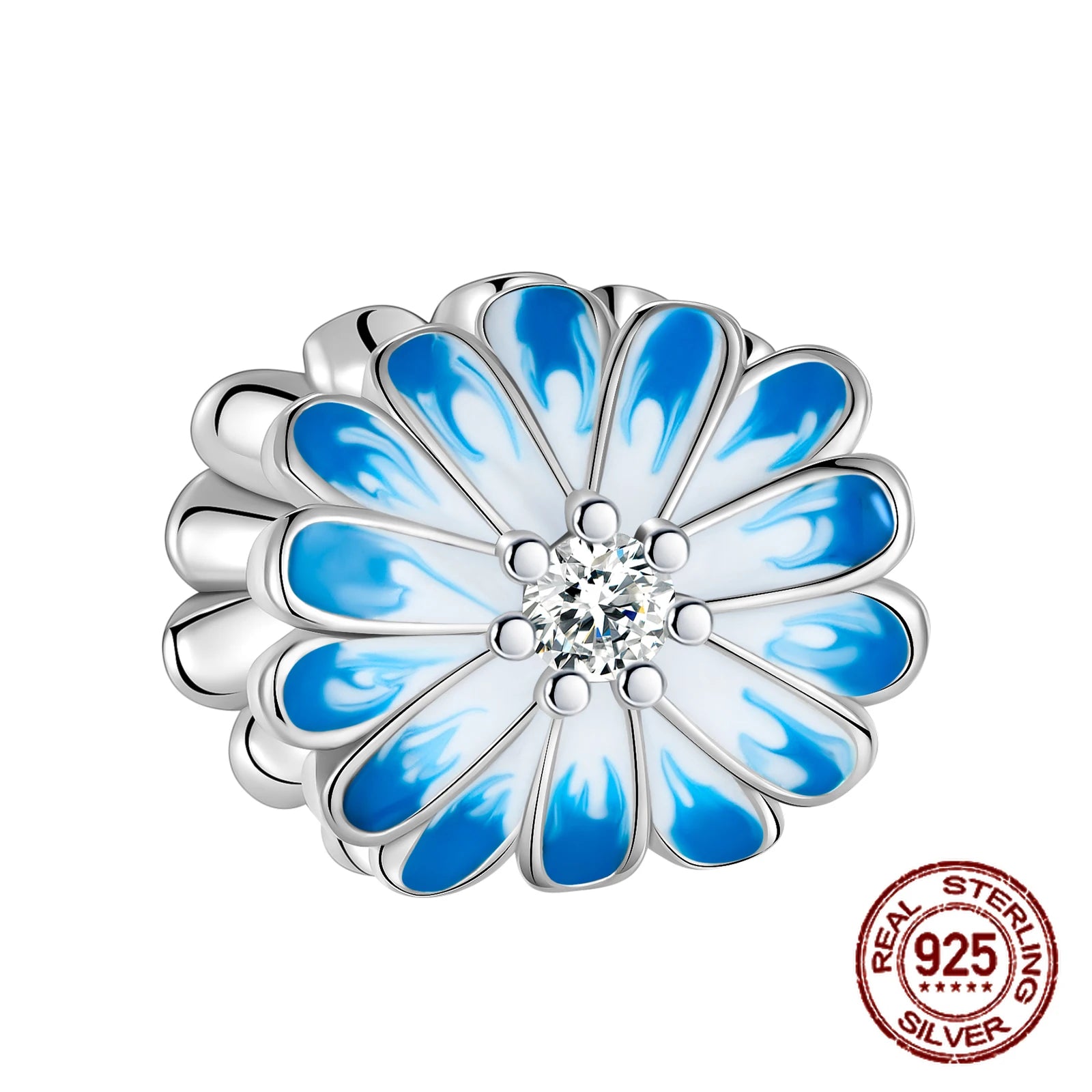 Breloque en argent sterling 925 représentant la lune, l'étoile, l'avion, l'espace, série bleue, compatible avec les bracelets Pandora originaux, bijoux à offrir