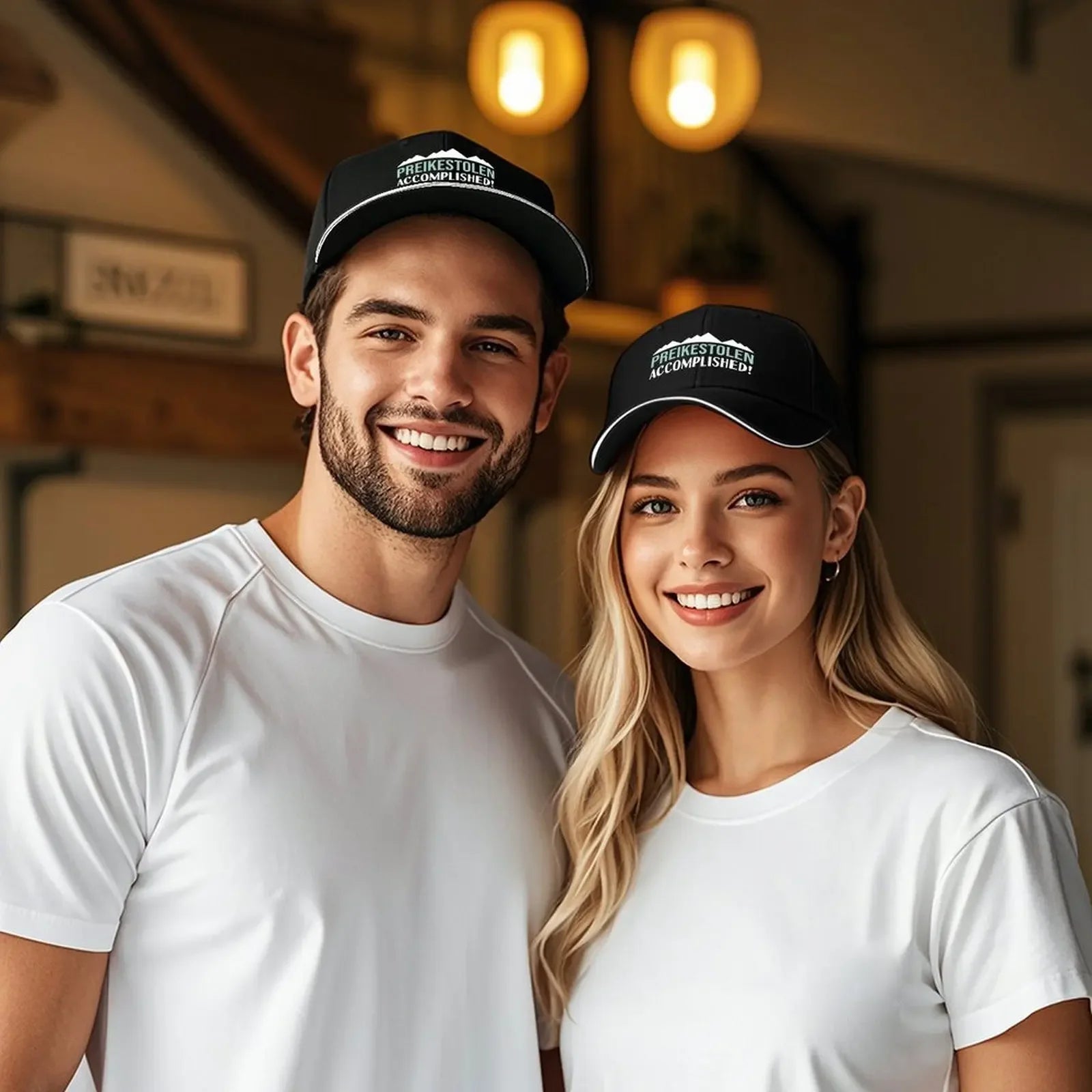 Preikestolen Accomplished Hiking In Norway The Pulpit Rock souvenir Baseball Cap Luxury Man Hat Golf Hat Man Men Women's