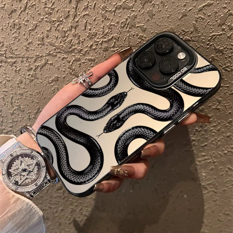 New Black Snake Phone Case For Xiaomi Mi 11 Lite 5G 14T 14 13T 13 12T 12 12X Poco F5 X5 X3 X6 M6 F6 Pro Shockproof Bumper Cover