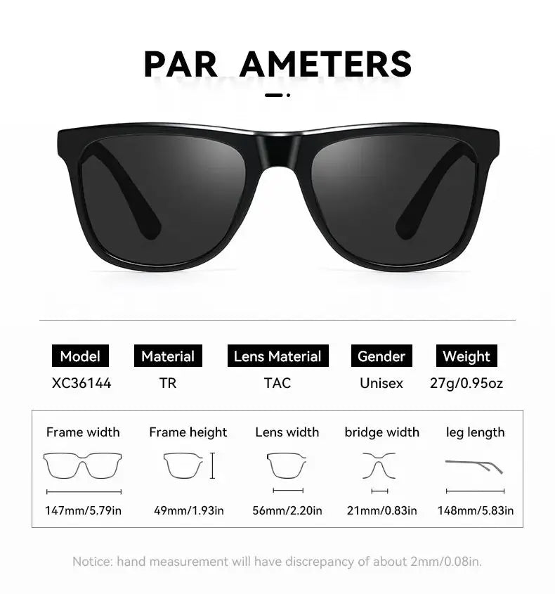 Luxury Square Vintage Polarized Sunglasses For Men Women Fashion Travel Car Driving Anti-glare Sun Glasses Male Eyewear UV400 - Madeinsea©