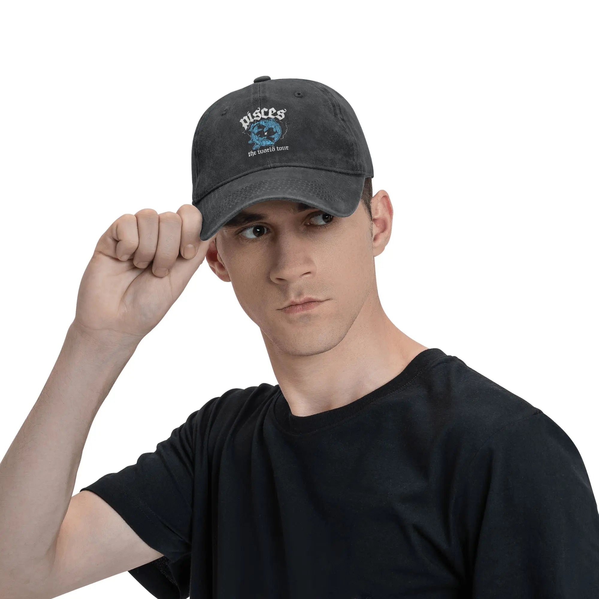2026 James Arthur Pisces World Tour Baseball Cap Sun  Running Hippie Adjustable Washed Hip Hop Hats Men Adult Baseball Caps