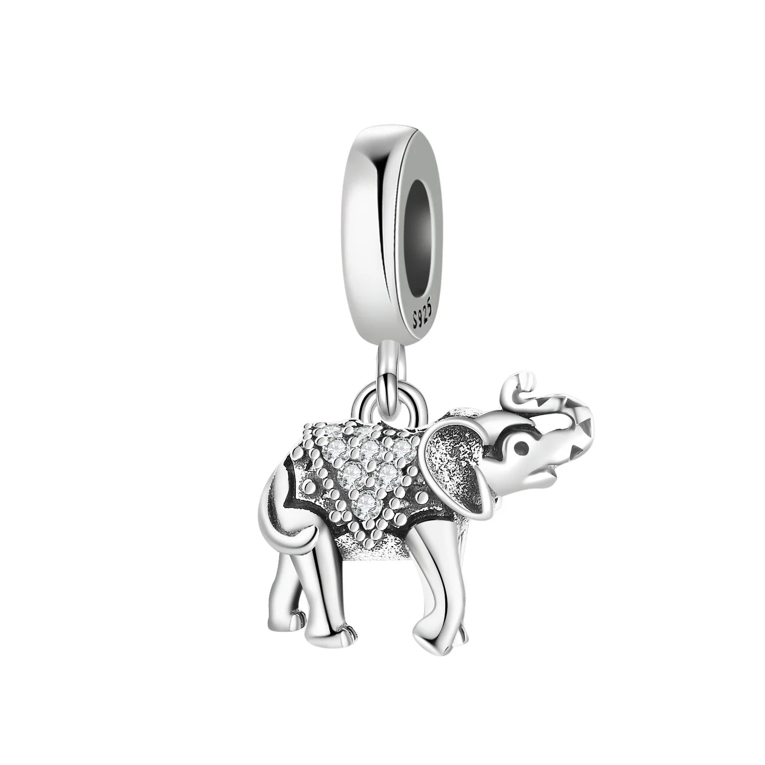 PANPOKI 925 Sterling Silver Cute Panda Animals Beads Original Pendants Bracelet Charm Jewelry Party DIY Trendy Gifts