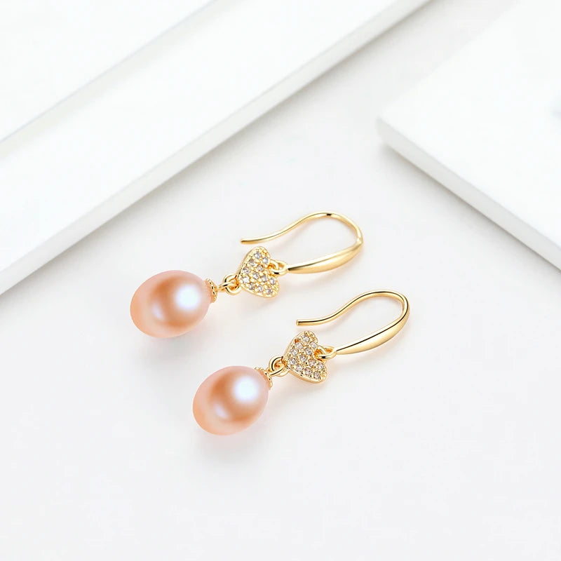 OXTAO Real Natural Freshwater Pearl Fashion Bracelet Ladies Elegant Bracelet Jewelry Valentine's Day Girlfriend Birthday Gift