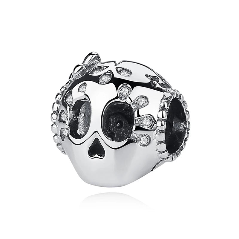 Original 925 Sterling Silver Charms Beads Wizard Hat Dragon Charm Halloween Fit Brand Bracelets Necklaces Women DIY Jewelry