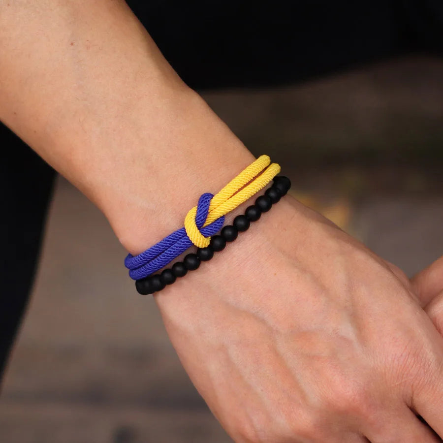 8 Styles Men Bracelet Set 2Pcs/Pair Grade A 4mm Bicolor Lucky Chinese Knot Cord Chain Braclet Pulseria Hombre Ukrainian Braslet