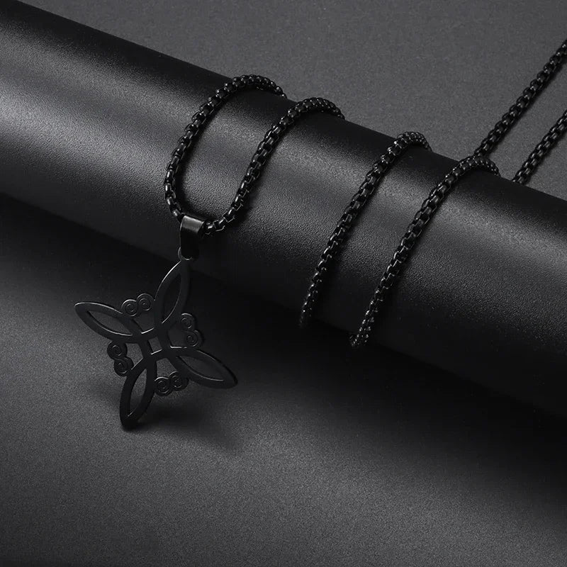 Retro Neptune Poseidon Trident Necklace Ukraine National Emblem Pendant Men\\\\\\'s Fashion Cool Trendy Jewelry Accessories